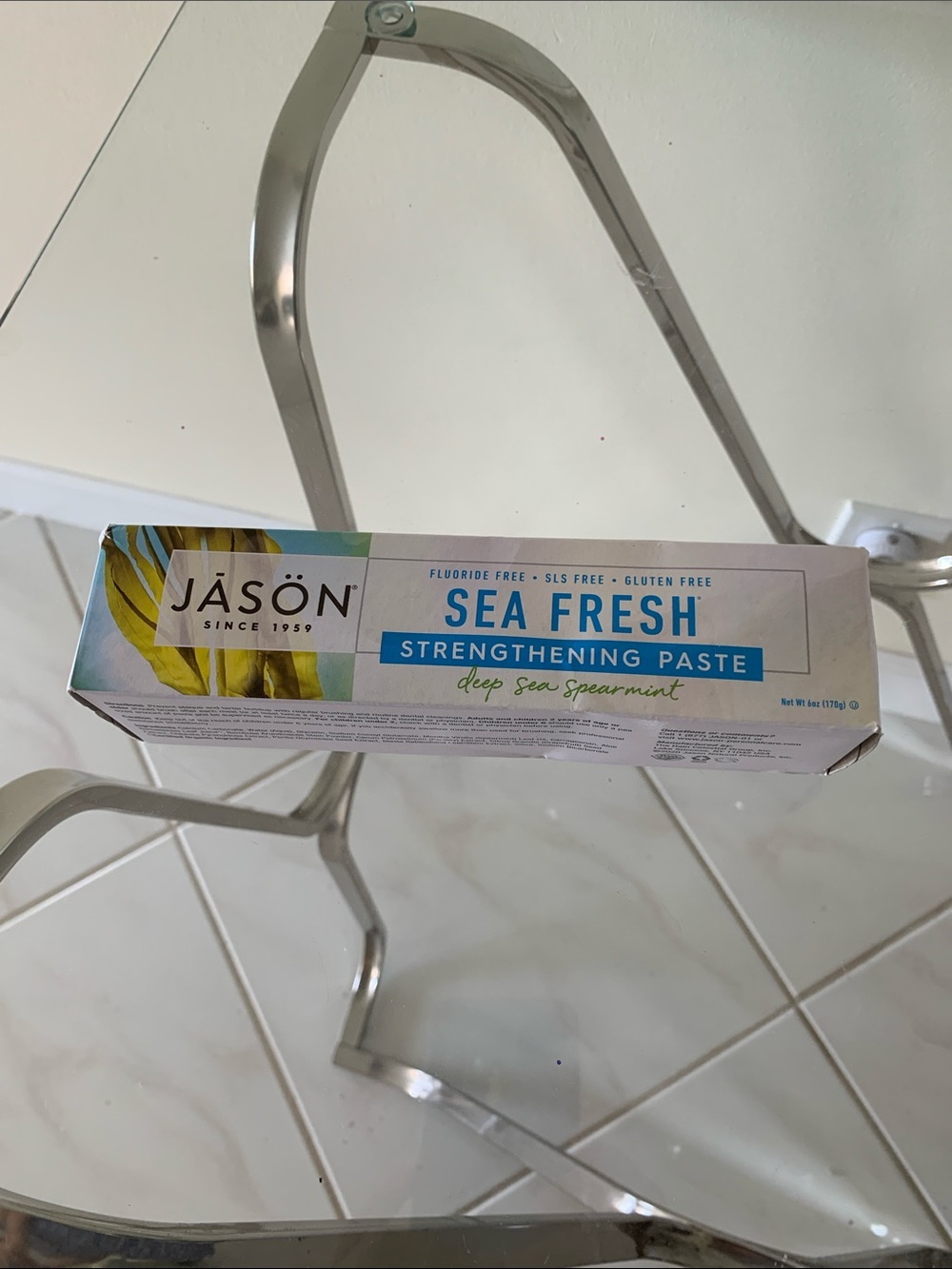 Jason Sea Fresh Strengthening Paste Toothpaste - Deep Sea Spearmint NIB $8 EA